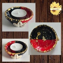 Elegua Candle Holder Set/ Juego De Portavelas Para Eleggua