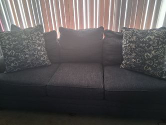 Couch, love seat, and farmhouse coffee table set for sale  $500
