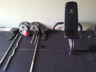 Weight Rack/barbells/dumbells/weights