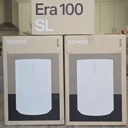 SONOS Era 100 SL - WiFi/ Bluetooth Voice-Controlled Smart Speaker - NEW - $ is FIRM

per speaker