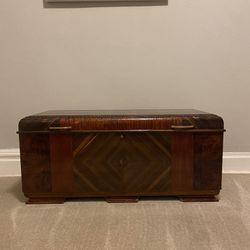  Cedar Lined Wooden Chest 