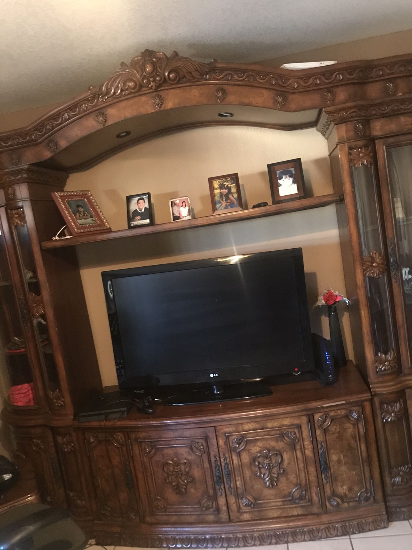 TV wood stand