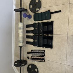 12 Pcs  Discs And Ankles Weight