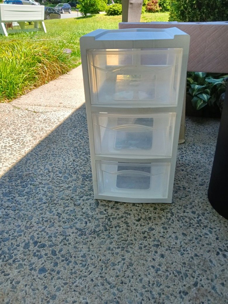 Three Drawer Storage