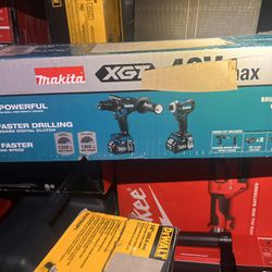 Makita 40V Max XGT Brushless Cordless 2-Pc. Combo Kit (Hammer  Driver-Drill/Impact Driver) 2.5Ah with bonus XGT 2.5Ah Battery  GT200D-BL4025 - The Home Depot