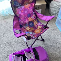 Toddler Beach Chair/Barbie Truck!
