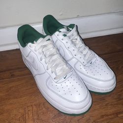 Nike Air Force 1 '07 - White/White-Pine Green - CV1724 103 - Men's Size 10