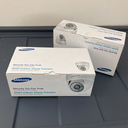 Two Samsung Indoor Dome Cameras