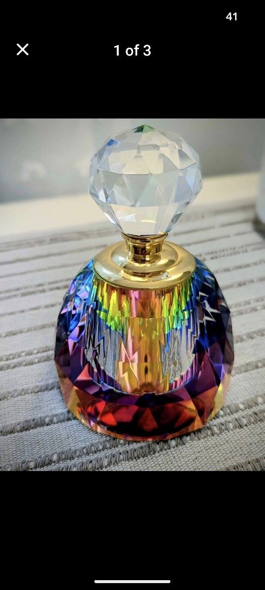 Crystal Perfume Bottle 