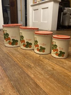 Vintage Flour Containers 