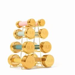 Blogilates 4 Tier Gold Weight Rack