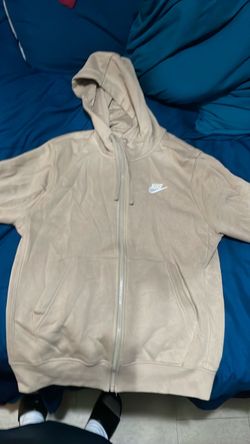 Nike Full-Zip Hoodie Beige size small