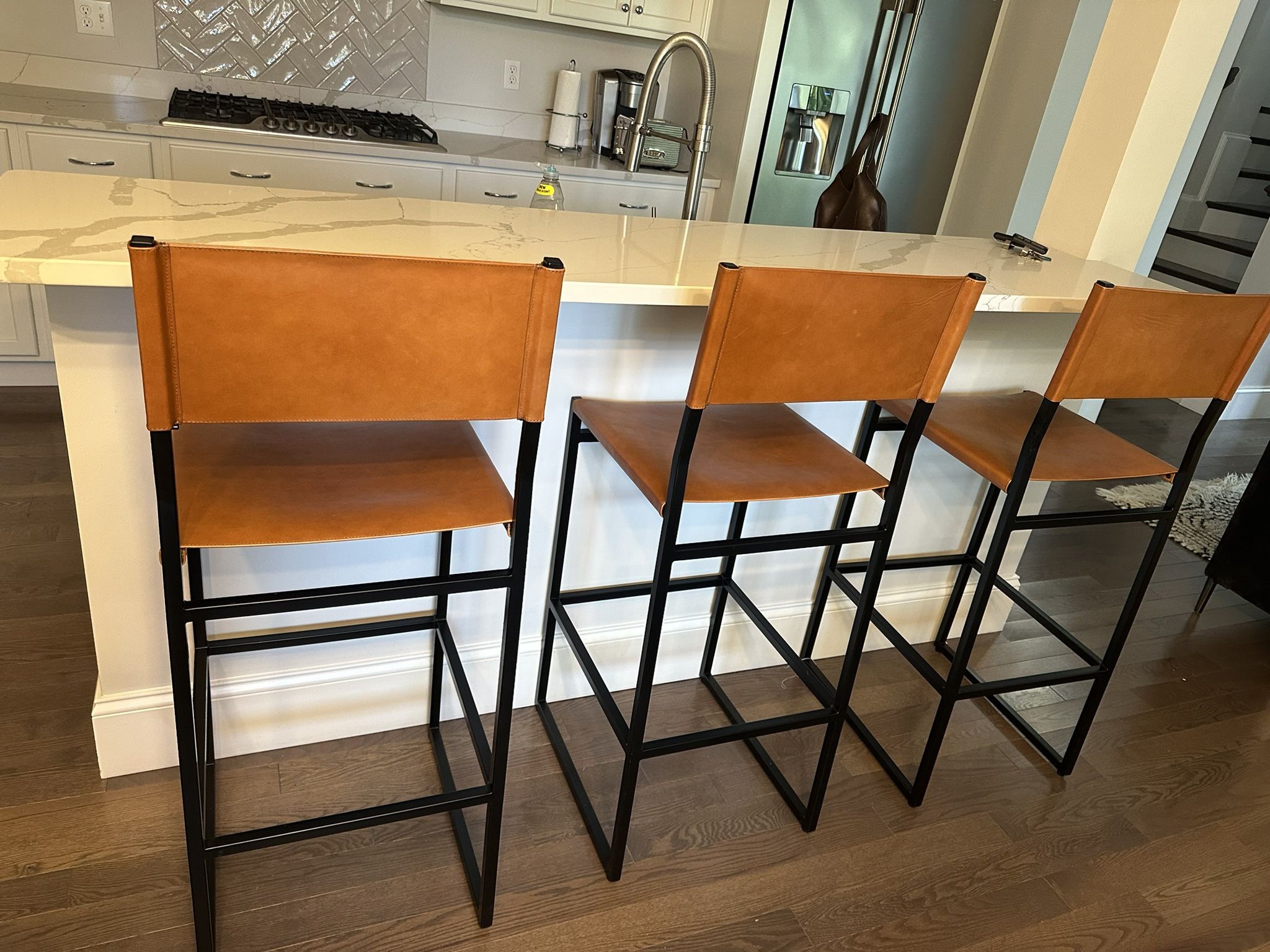Pottery barn bar Stools