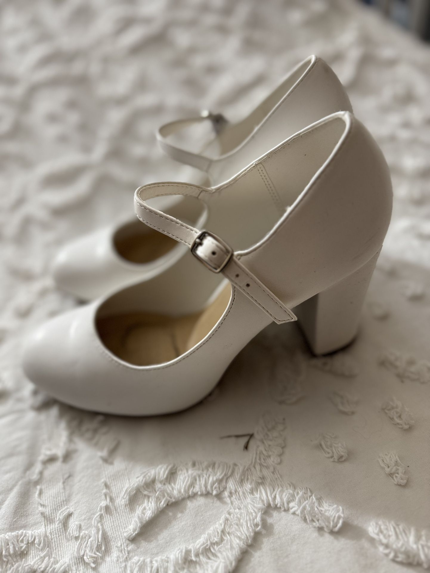 White Formal Heels