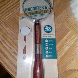 Magnifier& Screwdriver Set