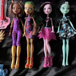 Monster high dolls/My little pony figs