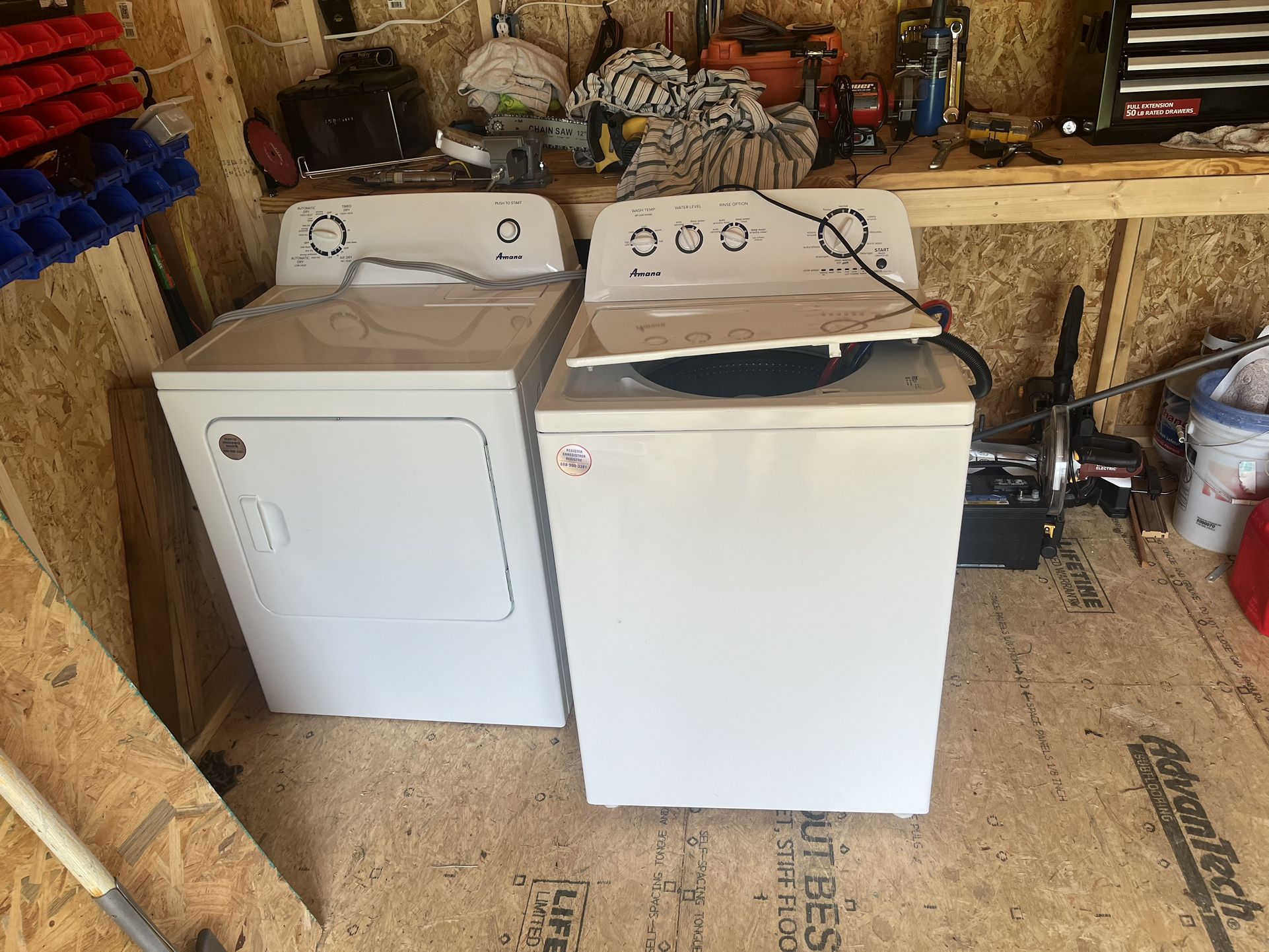 Brand New Amana Washer And Dryer Set