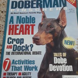 Doberman pincher classic magazine