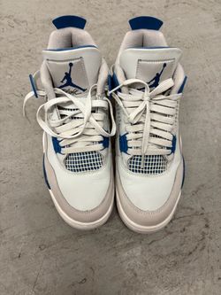 military blue jordan 4s