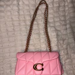 Pink coach tabby shoulder 20