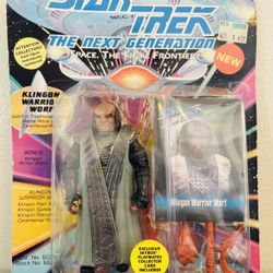 1993 Original Playmates Star Trek The Next Generation Lieutenant Worf Action Figure (Negotiable)