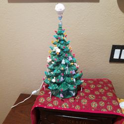 Ceramic Christmas Tree Comes With Everything You See In Pics This Was For Baby's First Christmas