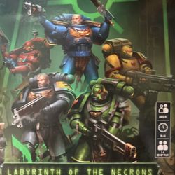 Warhammer 40k Space Marine Adventures Labyrinth of the Necrons Board Game NIB 