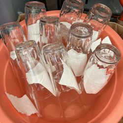 New Vintage France Arcoroc 12 Oz Clear Glass Highball Tumbler Set Of 30