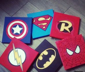 Handmade canvas wall art decor