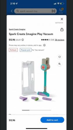 New Toy Vacuum Cleaner Developmental Toy