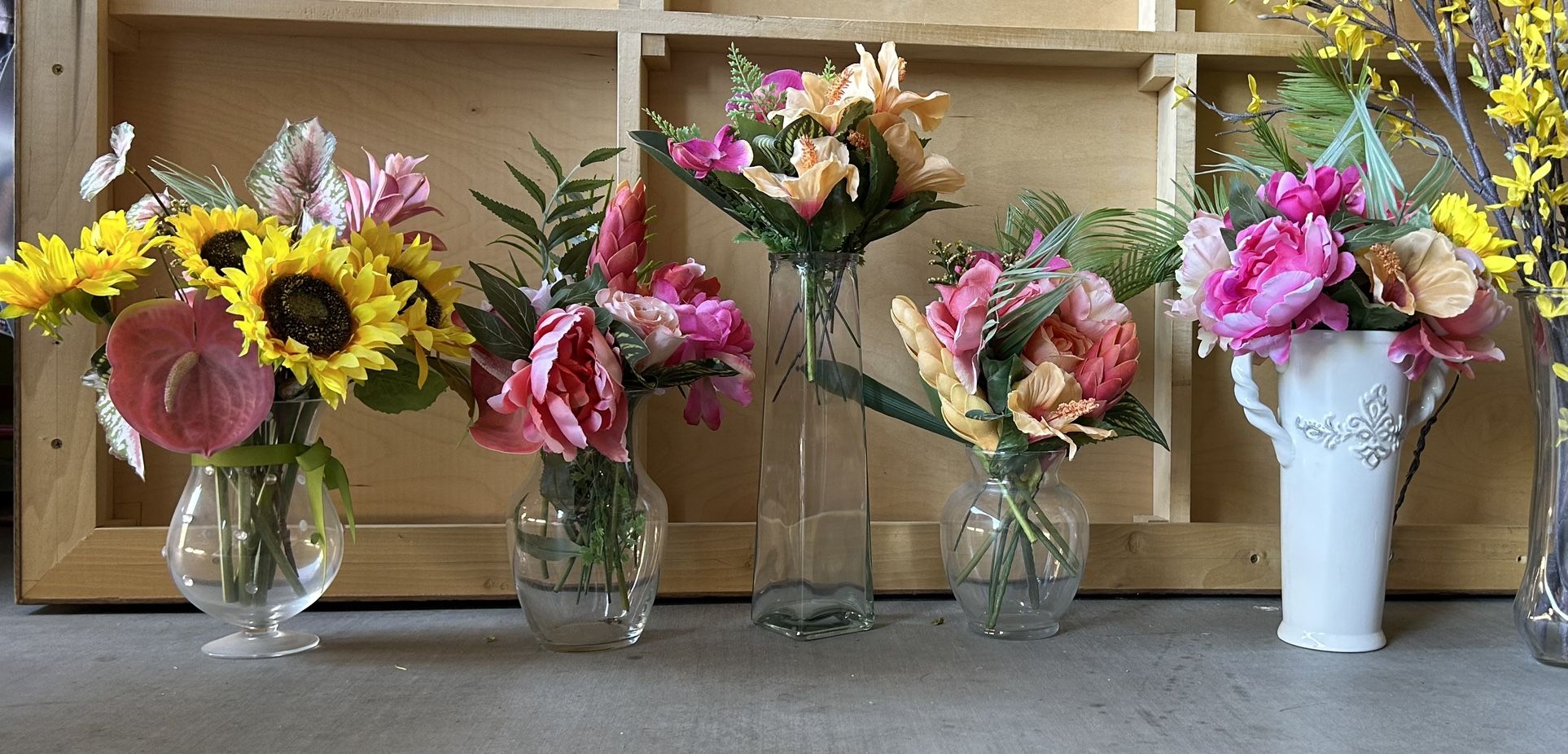 Artificial Flowers In Vases