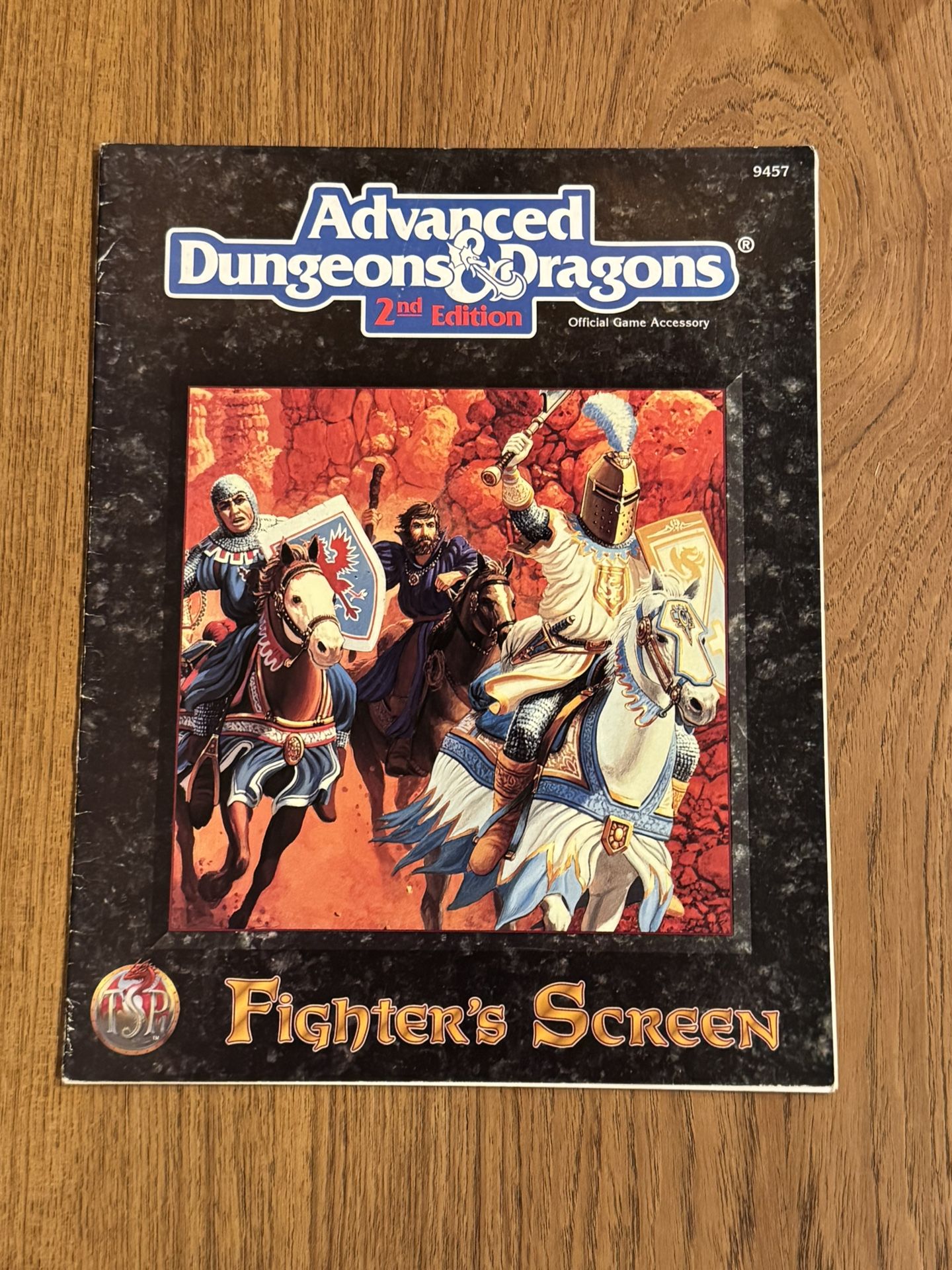Dungeons & Dragons Fighter's Screen TSR#9457 (2nd Ed., 1994) Incomplete