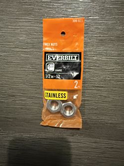 Everbilt 1/2 in.-13 Stainless Hex Nuts (2-Pack) – Coarse Thread