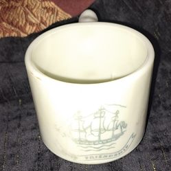 Vintage Old Spice Shaving Mug Cup Ship Design