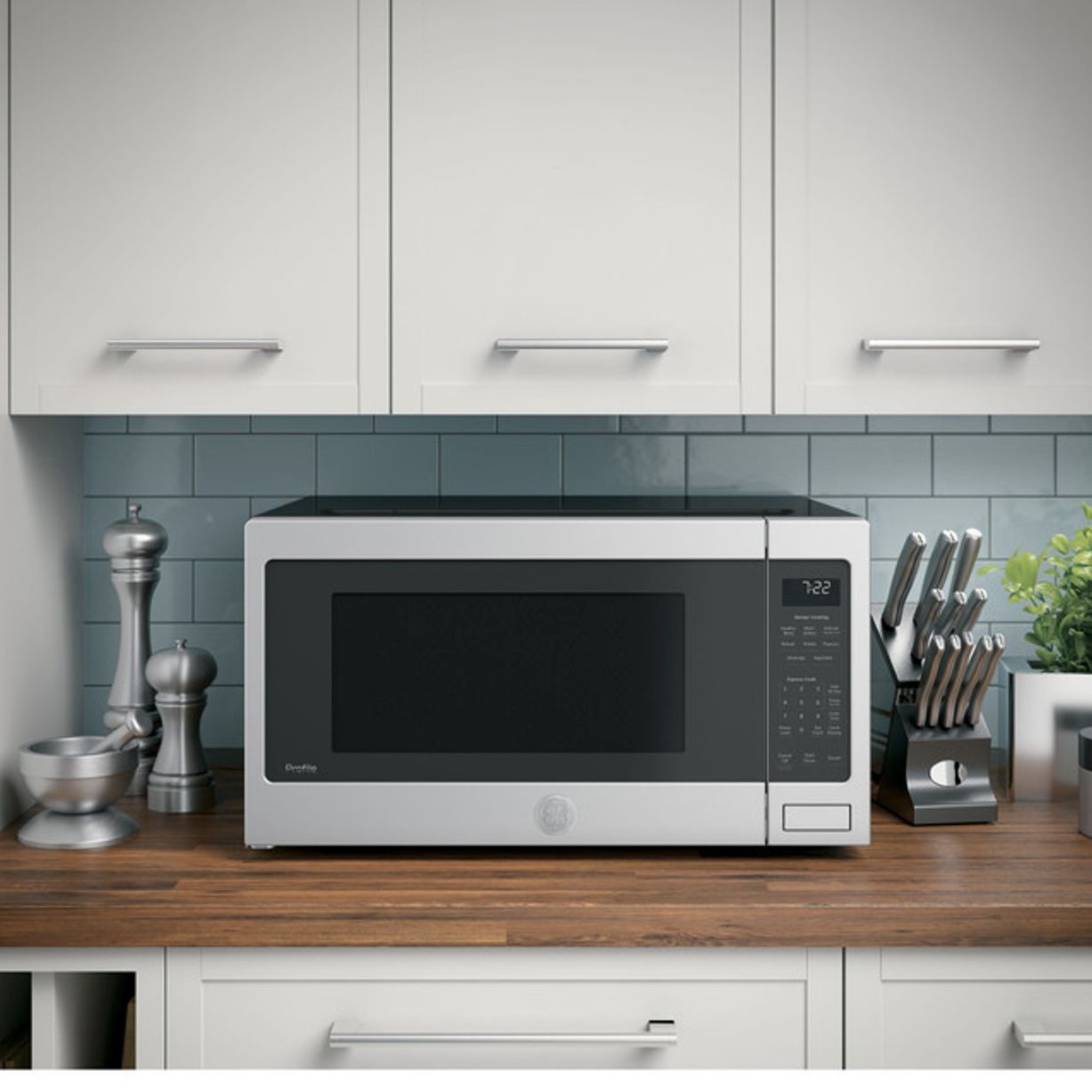 GE PES7227SLSS Stainless Steel Microwave 2.2 Cu. Ft. β OPEN BOX $279.99