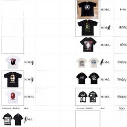Bape & Hell Star Tees