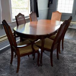 Solid Wood Dining  +  China Cabinet
