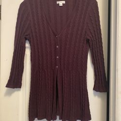 Ladies Cardigan By Croft&Barrow Size S