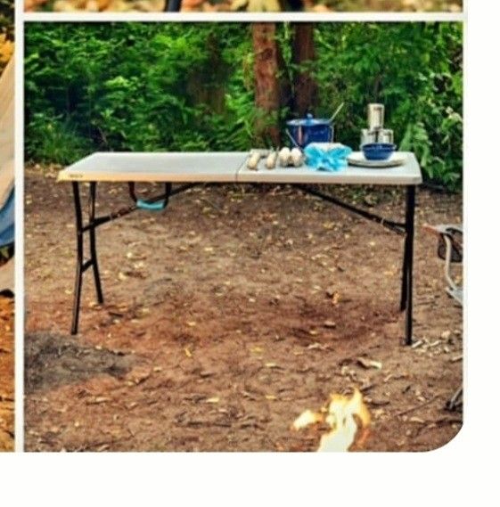 6ft Folding Table See Pics For Details