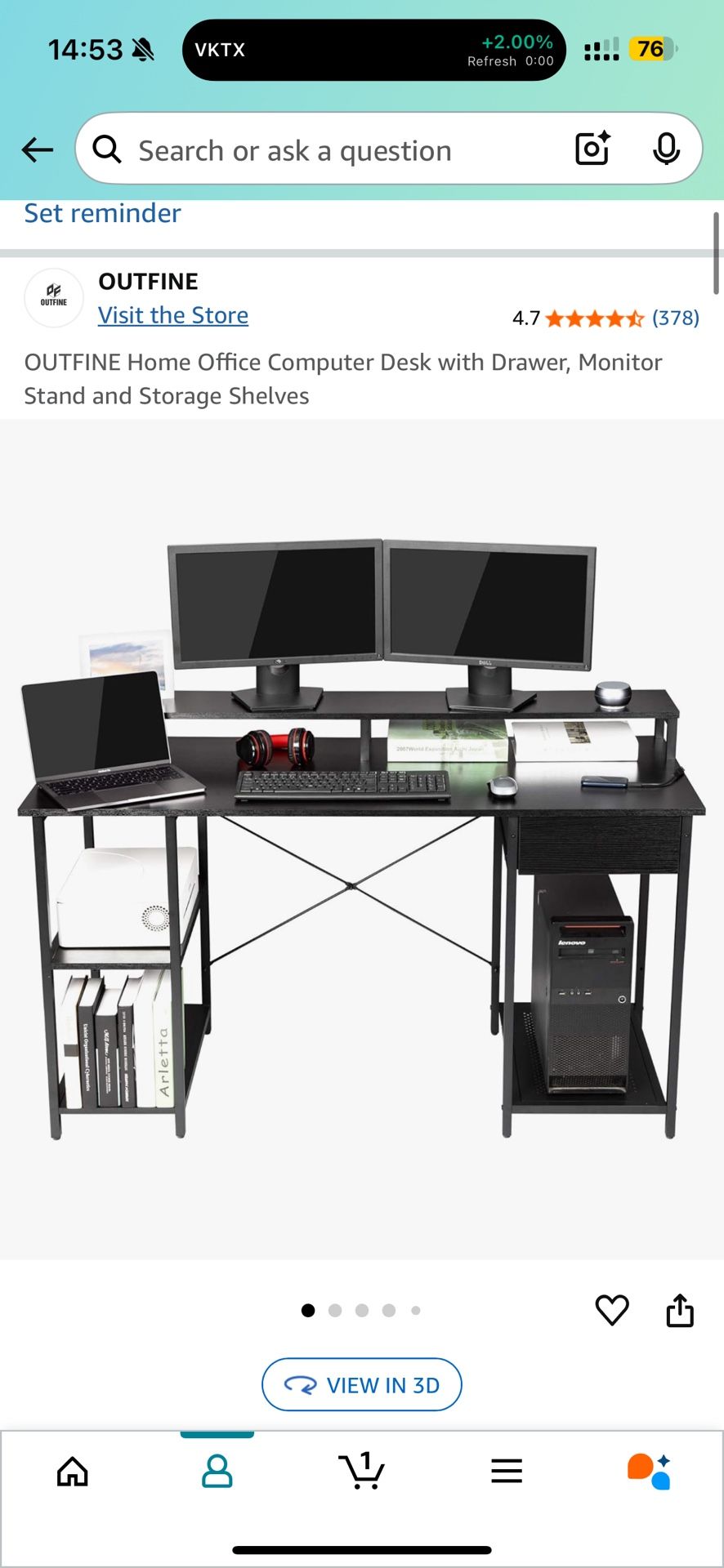 Gaming/office Desk