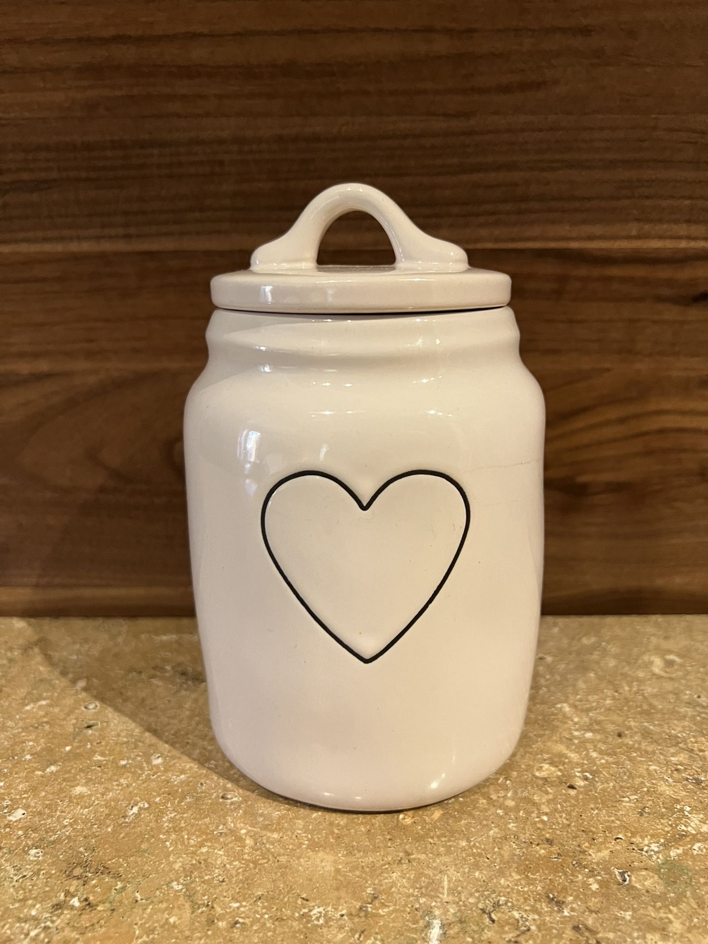 Rae Dunn Baby Heart Canister