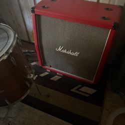 Marshall MG4 Series MG412ARS 4x12 Guitar Speaker Cab Red Slant