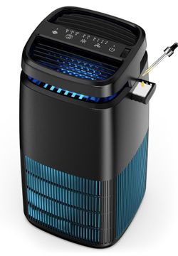 New 4-in-1 Air Purifiers for Home, Air Ionizer Negative Ion Generator, True H13 Filter