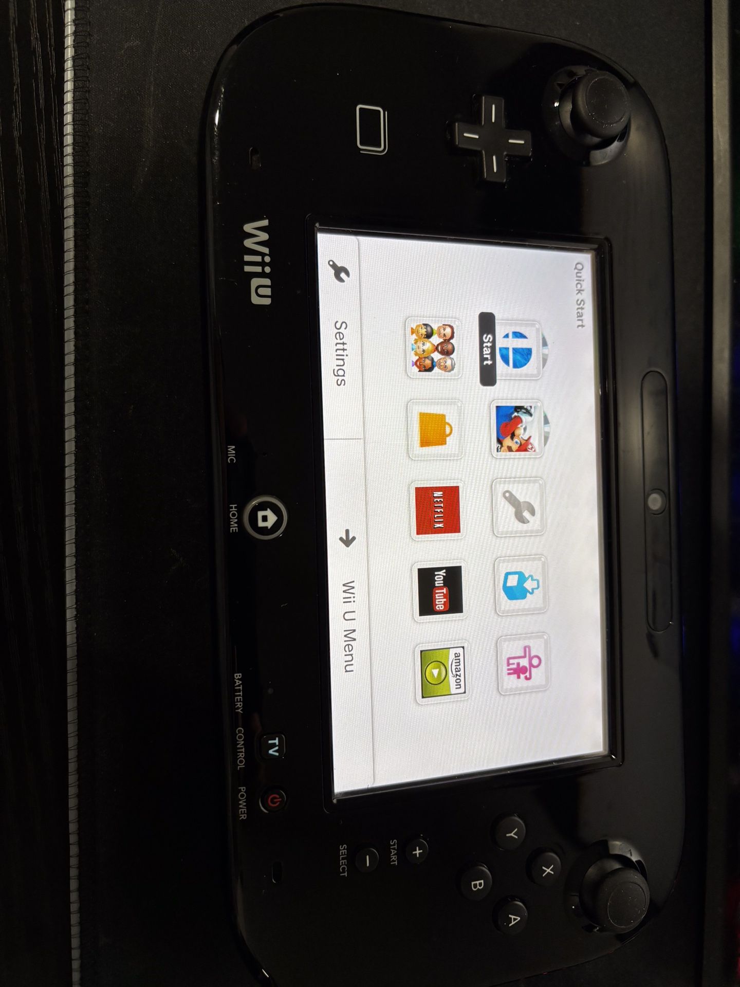 🎮 Nintendo Wii U GamePad Controller (With Charging Cable)