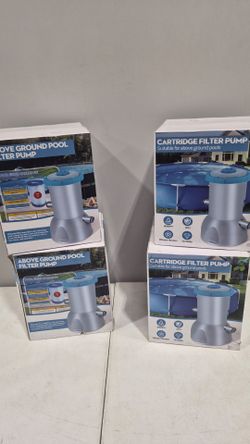 Cartridge Filter Pump for Above Ground Pools