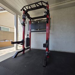 Vesta Pro Series 2in1 Squat Rack | Functional Trainer | 400lb Weight Stack | Commercial Grade | Gym Equipment | FREE DELIVERY🚚 🔴