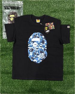 Black and Blue Bathing Ape “Bape” shirt
