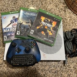 Xbox One S W/ 3 Games