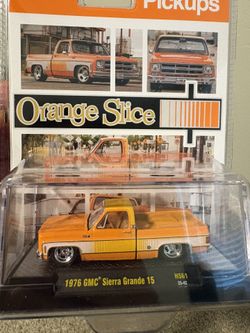 M2 Machines 1976 GMC Sierra Grande “Orange Slice”