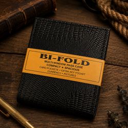 Handcrafted Genuine Leather Bi-Fold Wallets – Western Style – $29.99